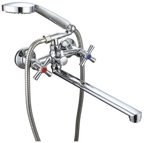 Смеситель для ванны Ростовская Мануфактура Сантехники SL138-140P универсальный Хром