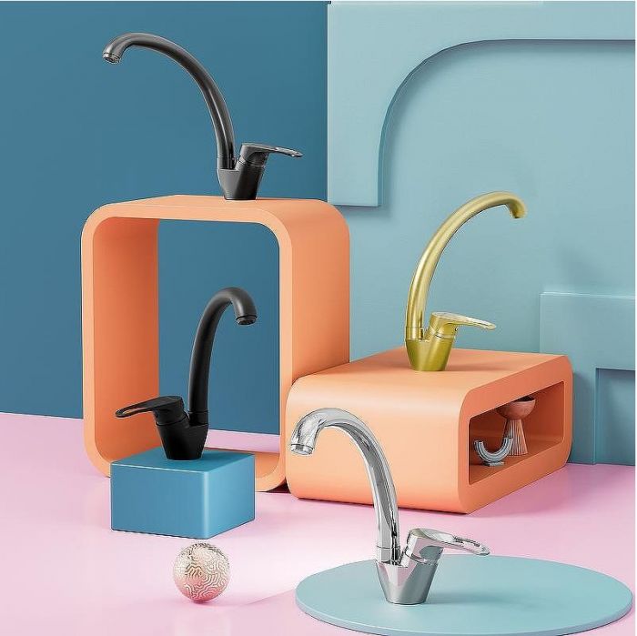 Смеситель для кухни Splenka S202.41.05 Сатин