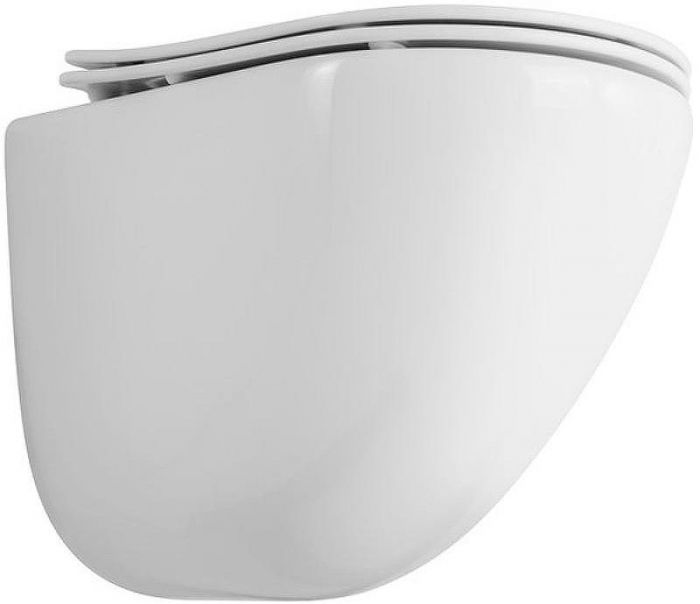 Комплект унитаза BelBagno Amanda BB051CHR+BB051SC с инсталляцией Grohe Rapid SL 38811KF0 с сиденьем Микролифт и Черной матовой клавишей смыва