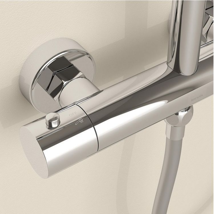 Душевая система Sancos Teo SC11001CH с термостатом цвет Хром