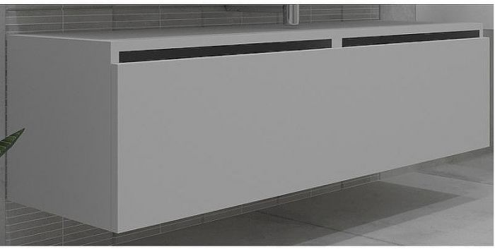 Тумба Boheme Armadi Art Flat Vallessi Uno-S 140 897-140-W подвесная Белый глянец