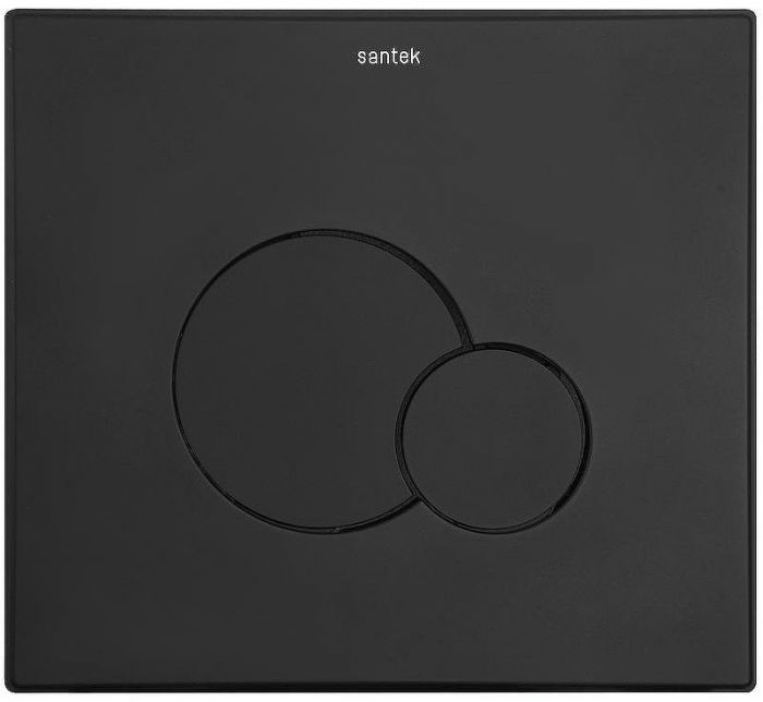 Комплект унитаза с инсталляцией Santek Бореаль 1WH501775 с сиденьем Микролифт и Черной матовой клавишей смыва