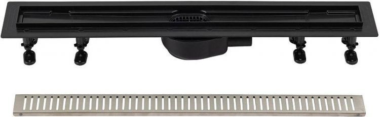 Душевой лоток Logan L007L-750 348105 с решеткой цвет Нержавеющая сталь