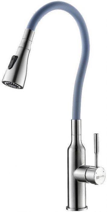 Смеситель для кухни Lemark Expert LM5082S-Gray Нержавеющая сталь Серый