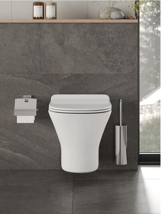 Комплект унитаза с инсталляцией Orange CI01-100W+APB188 с сиденьем Микролифт и Белой глянцевой клавишей смыва