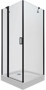 Душевой уголок Triton Йота-Блэк 90х90 Щ0000054037 профиль Черный стекло прозрачное
