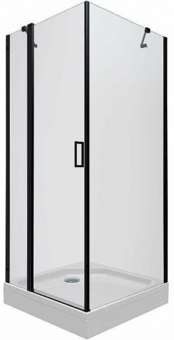 Душевой уголок Triton Йота-Блэк 90х90 Щ0000054037 профиль Черный стекло прозрачное