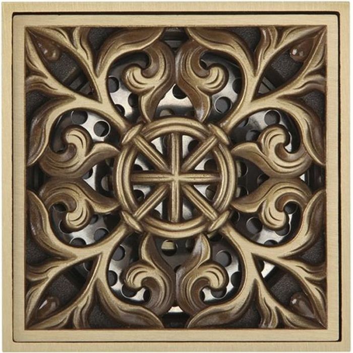 Душевой трап Veragio Canyon VR.CAN-2061.BR с решеткой Бронза