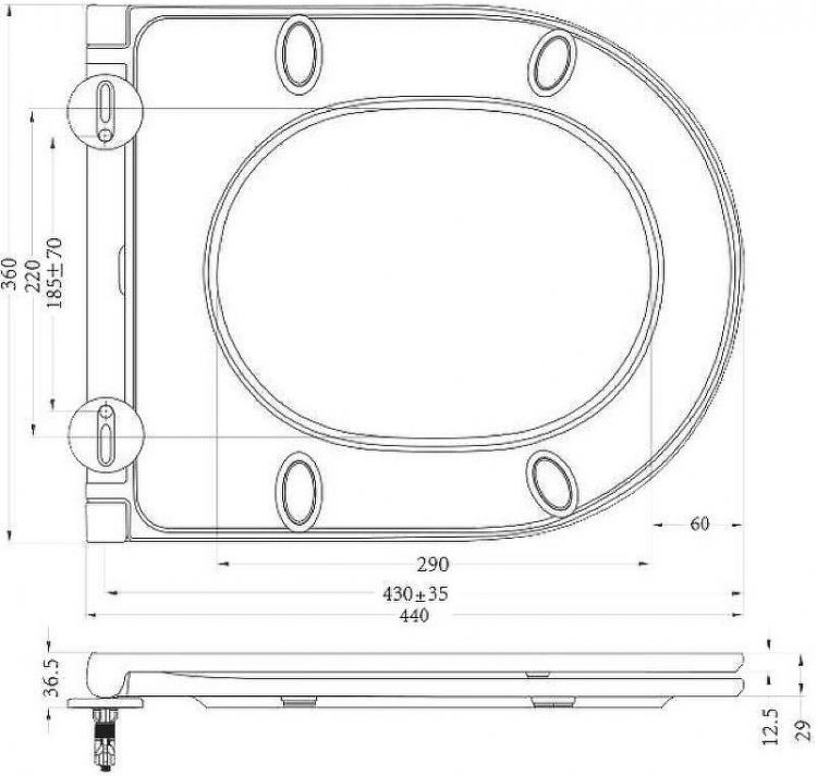 Сиденье для унитаза BelBagno BB870SC Белое с микролифтом