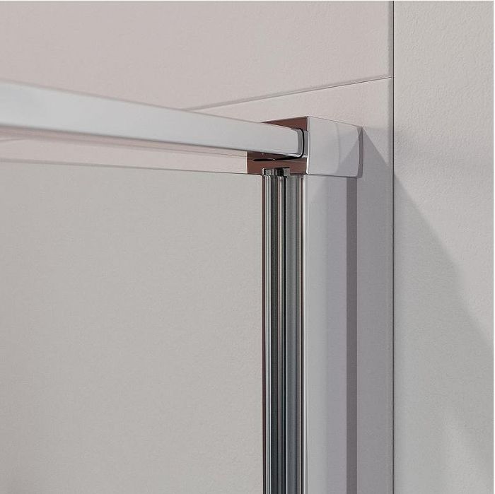 Душевой уголок Cezares Liner 100x100 LINER-A-2-100-C-Cr профиль Хром стекло прозрачное