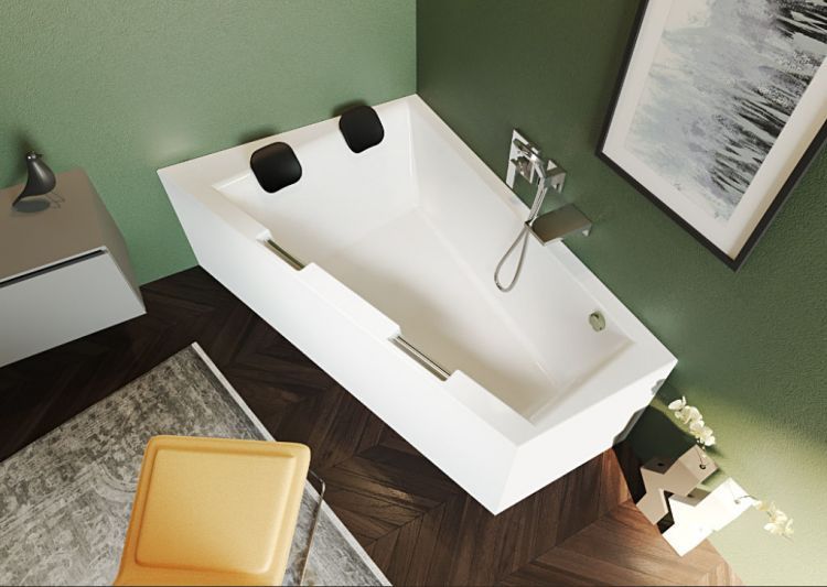 Акриловая ванна RIHO Doppio Plug&Play 180x130 Right, BD4400500000000 Акриловая ванна RIHO Doppio Plug&Play 180x130 Right, BD4400500000000