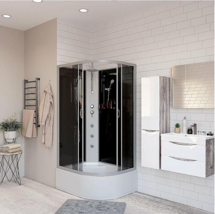 Душевая кабина Niagara Classic 120x80 L NG-2510-14LBKTG с гидромассажем