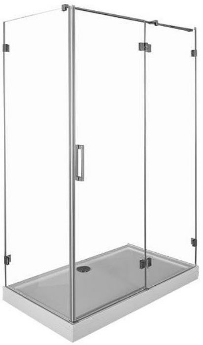 Душевой уголок Aquanet Beta NWD1231 140x80 L 185424 профиль Хром стекло прозрачное