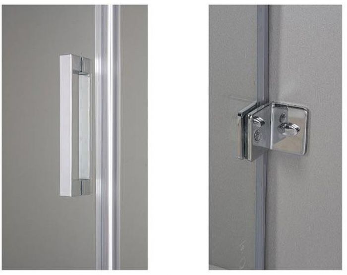 Душевой уголок Aquanet Beta NWD1231 140x80 L 185424 профиль Хром стекло прозрачное