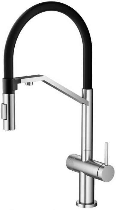 Смеситель для кухни Agger Elegant A3241422 цвет Сатин матовый Черный