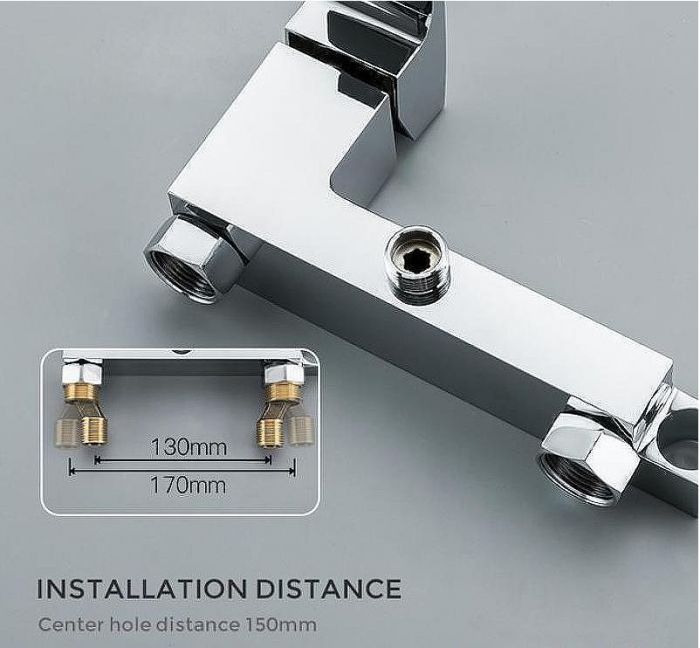 Гигиенический душ со смесителем Gappo G07 G2007 Хром