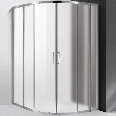 Душевой уголок Cezares Molveno RH-22 110х100 MOLVENO-RH-22-110/100-P-Cr профиль Хром стекло рифленое