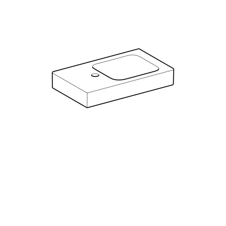 Раковина Geberit iCon XS, 124153000