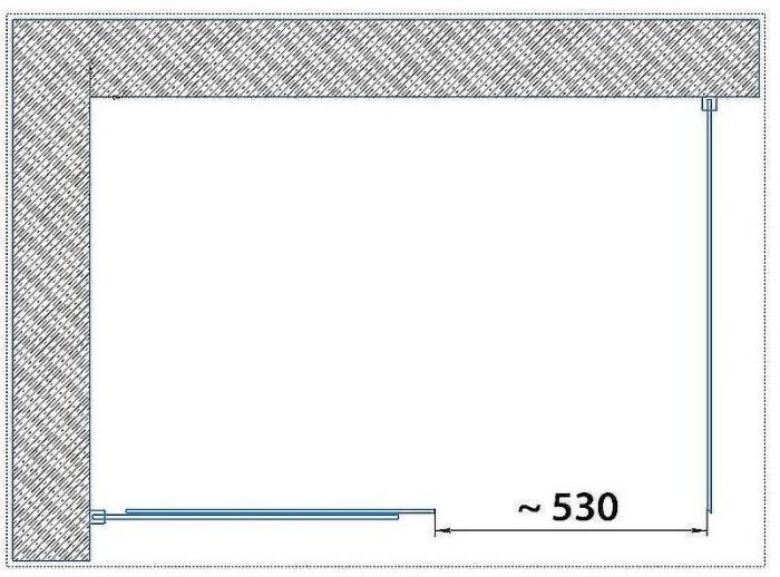 Душевой уголок Paini Dax 120x80 84CR12080 профиль Хром матовый стекло прозрачное