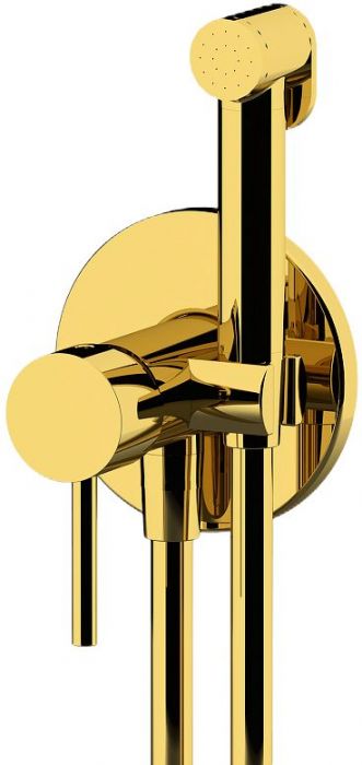 Гигиенический душ со смесителем Remer X-Style X65WDO цвет Золото глянцевое