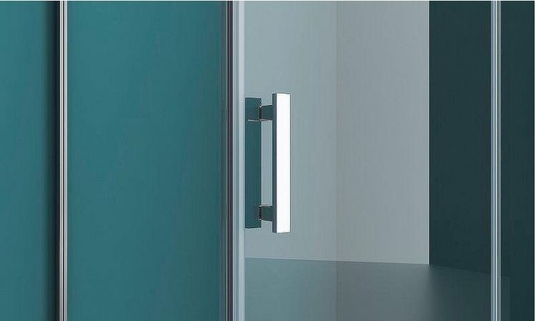 Душевой уголок BelBagno Kraft 80х80 KRAFT-A-12-80-C-Cr-R профиль Хром стекло прозрачное