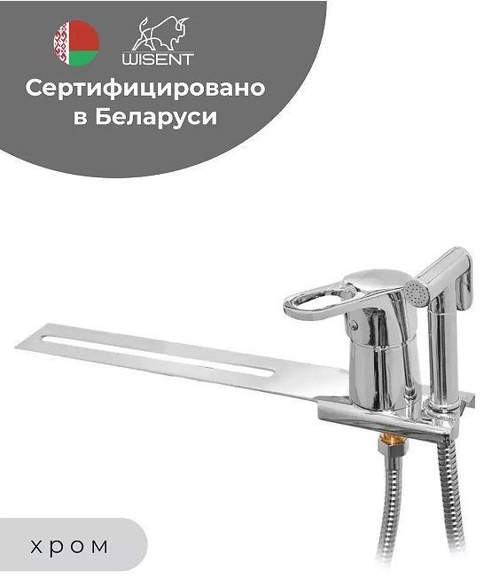 Гигиенический душ со смесителем Wisent W5221 цвет Хром