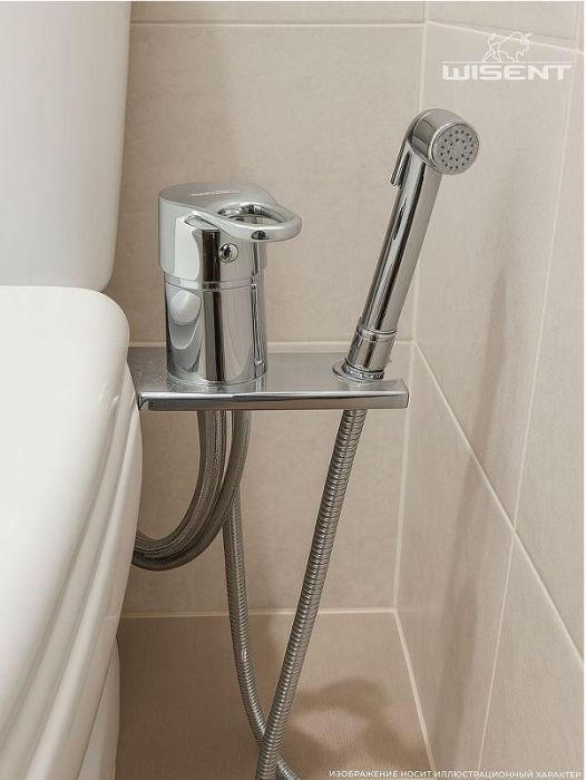 Гигиенический душ со смесителем Wisent W5221 цвет Хром