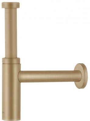 Hansgrohe Flowstar Сифон для раковины, дизайнерский, цвет: шлифованная бронза