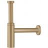 Hansgrohe Flowstar Сифон для раковины, дизайнерский, цвет: шлифованная бронза
