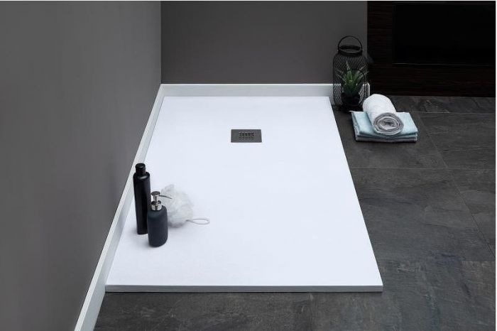 Душевой поддон из искусственного камня Aquanet Pleasure 120x80 255437 с антискользящим покрытием