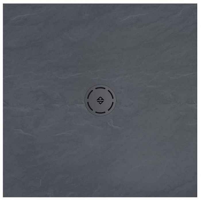 Душевой поддон из материала Neoroc Jacob Delafon Singulier 90x90 E67033-NAD Серый сланец