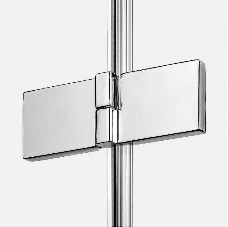 Душевой уголок New Trendy Avexa Chrome 120х80 R EXK-1506 профиль Хром стекло прозрачное