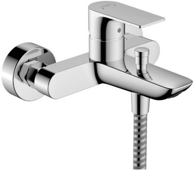 Hansgrohe Rebris E Смеситель для ванны, настенный, цвет: хром