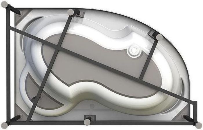 Акриловая ванна Radomir Vannesa Ирма 2 150х97 L 2-01-0-1-1-216 Белая без гидромассажа