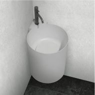 Раковина Abber Stein 42 AS2625 угловая Белая матовая