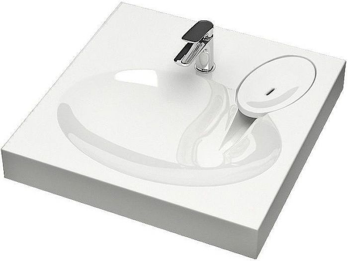 Раковина Reflexion Gamma 60 RX6060GM на стиральную машину Белая