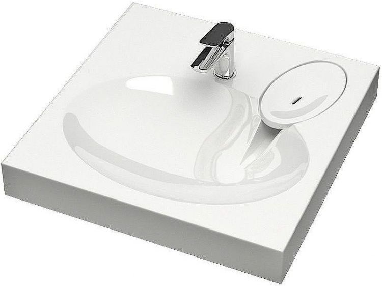 Раковина Reflexion Gamma 60 RX6060GM на стиральную машину Белая Раковина Reflexion Gamma 60 RX6060GM на стиральную машину Белая