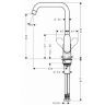 Hansgrohe Focus, Смеситель для кухни, Цвет: сталь