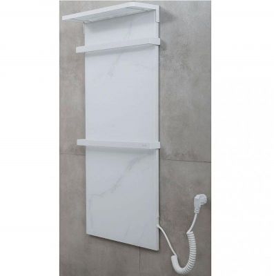 Электрический полотенцесушитель Black&amp;White Universe 40x90 388WM с полкой Белый