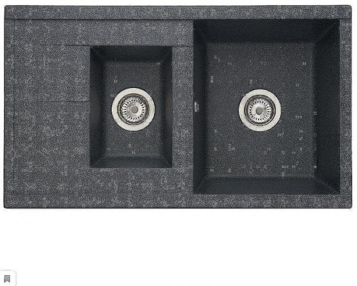 Кухонная мойка Aquaton Делия 87 1A716232DE210 Графит