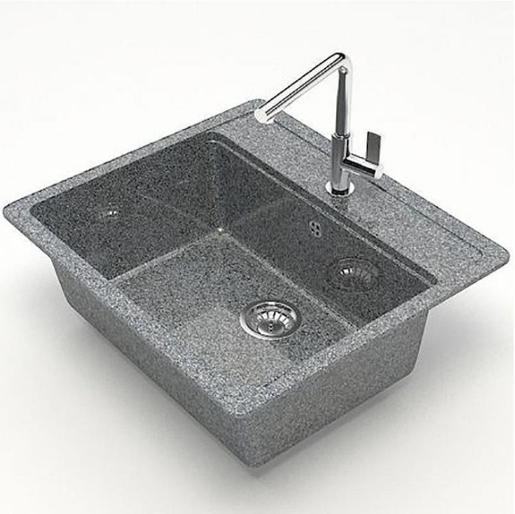 Кухонная мойка Bergg Z9 B009Q008 Темно-серая