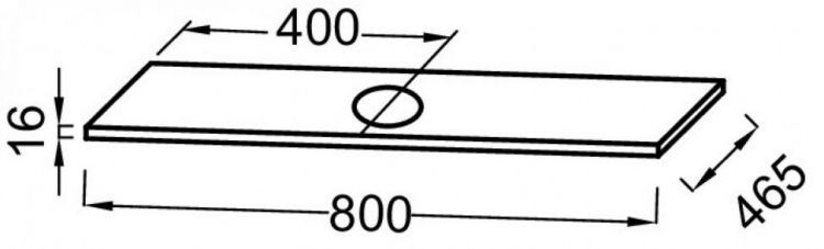 Столешница для раковины Jacob Delafon Vox 80 см EB2131-G1C, белый блестящий лак Столешница для раковины Jacob Delafon Vox 80 см EB2131-G1C, белый блестящий лак