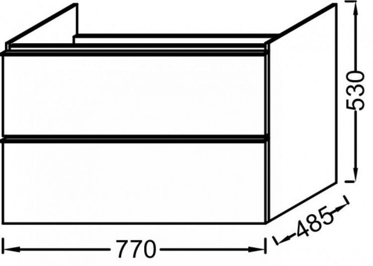 Тумба под раковину Jacob Delafon Odeon Up 77 см EB895-M85, сине-зеленый матовый Тумба под раковину Jacob Delafon Odeon Up 77 см EB895-M85, сине-зеленый матовый