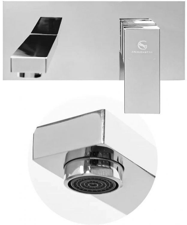 Смеситель для раковины Grocenberg GB588CR Хром Смеситель для раковины Grocenberg GB588CR Хром