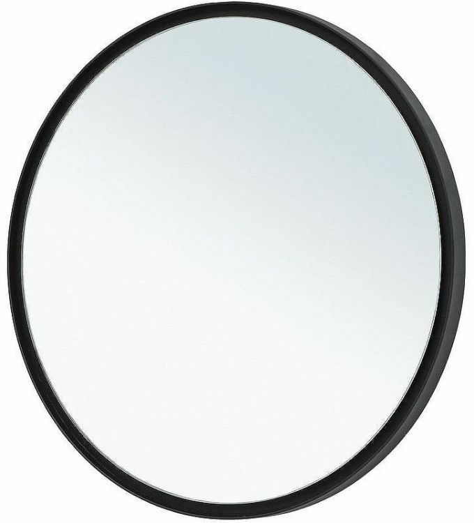 Зеркало Allen Brau Infinity 80 1.21017.BL с подсветкой Черное с сенсорным выключателем