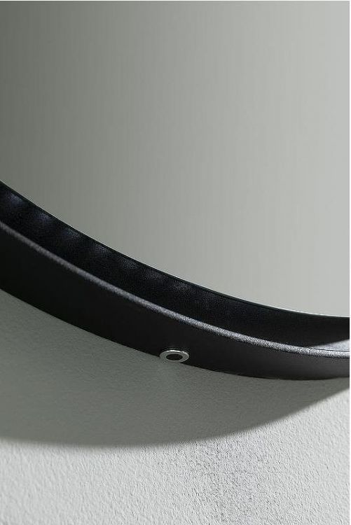 Зеркало Allen Brau Infinity 80 1.21017.BL с подсветкой Черное с сенсорным выключателем