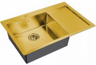 Кухонная мойка ZorG Steel Hammer 78 SH 7851-L BRONZE Бронза