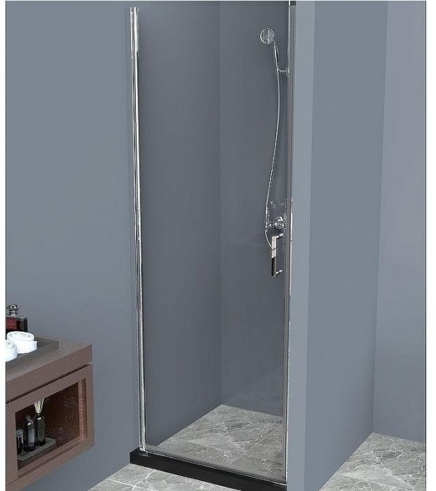 Душевая дверь BelBagno Uno 60 UNO-B-1-60-C-Cr профиль Хром стекло прозрачное