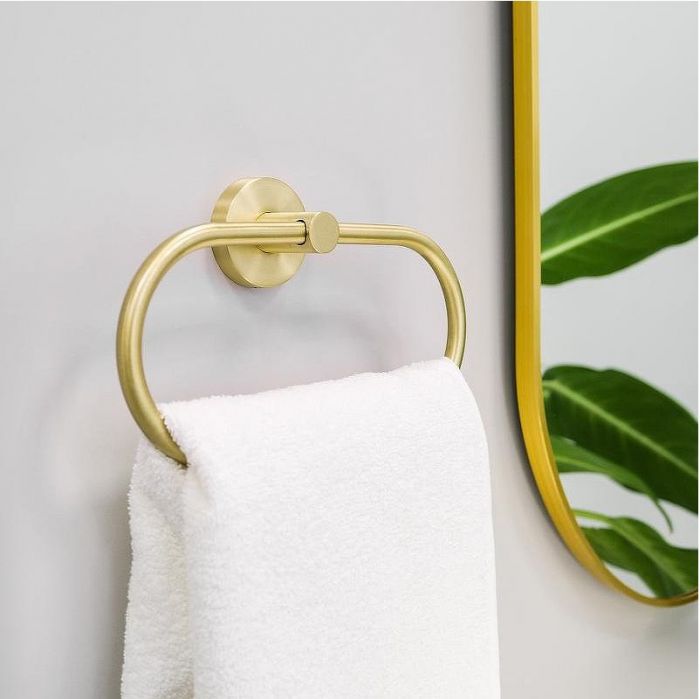 Зеркало Fixsen Led 40х80 FX-3080G с подсветкой Золото-сатин с сенсорным выключателем и диммером