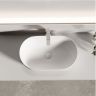 Раковина накладная овальной формы CERAMICANOVA Twist цвет белый матовый, CN12001MW